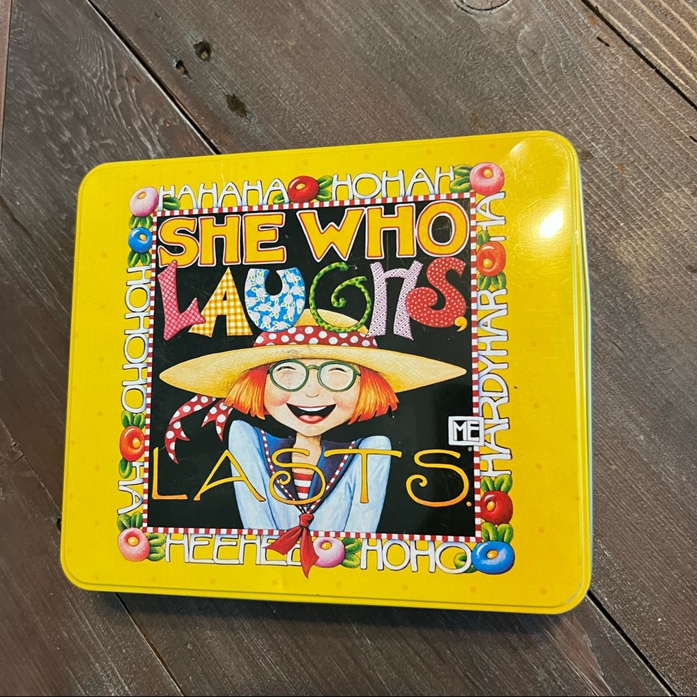 Mary Engelbreit tin
